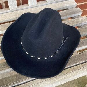 Rodeo King Black Western Cowboy Hat wide brim cap